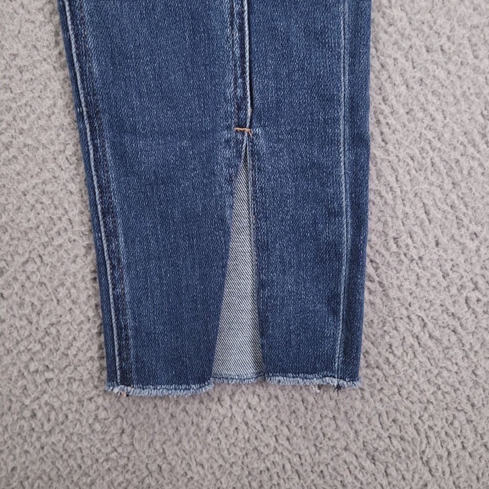 VERVET Jeans Size 26 Straight Ankle Split Hem Mid Rise Stretch Denim NEW - Picture 4 of 16